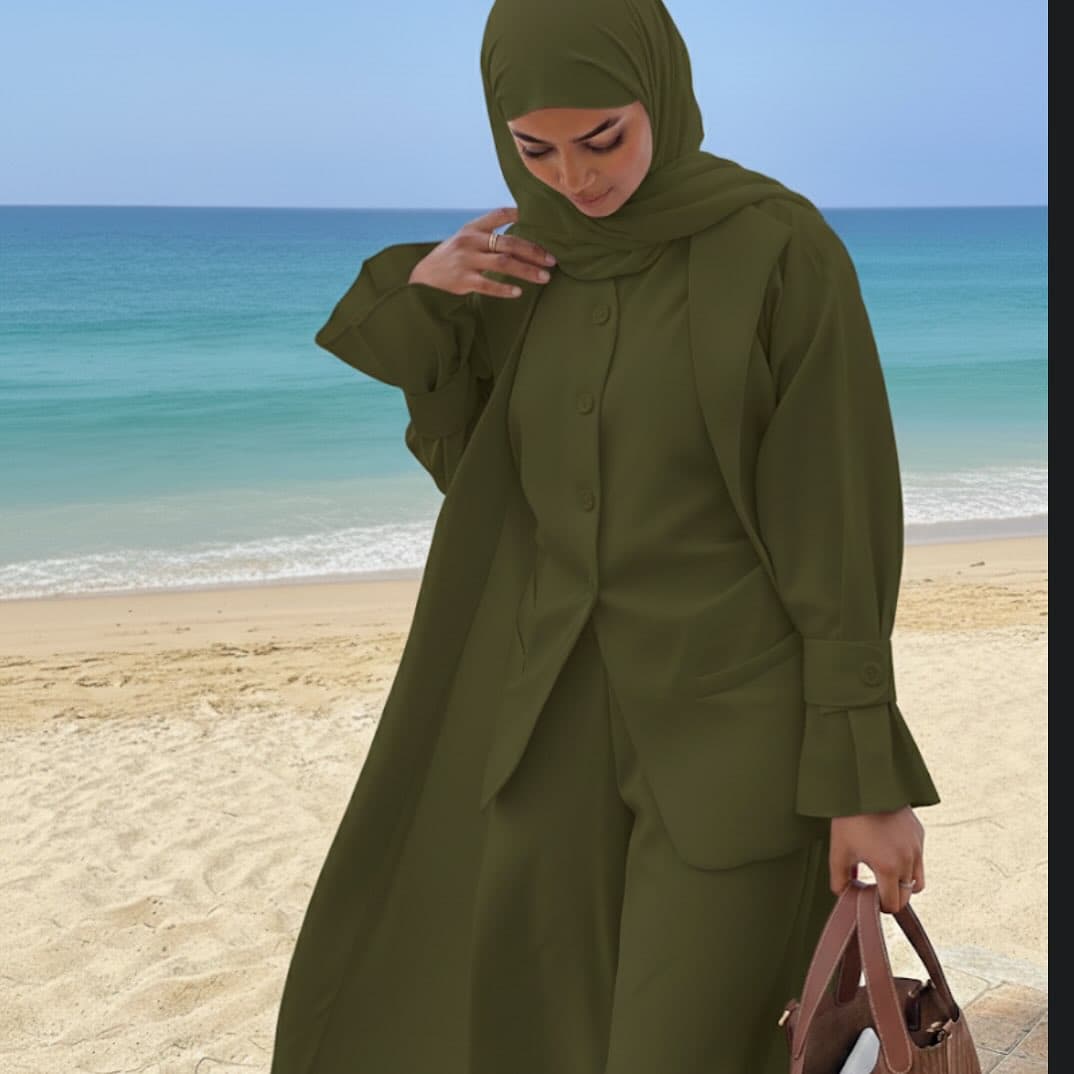 olive beach abaya